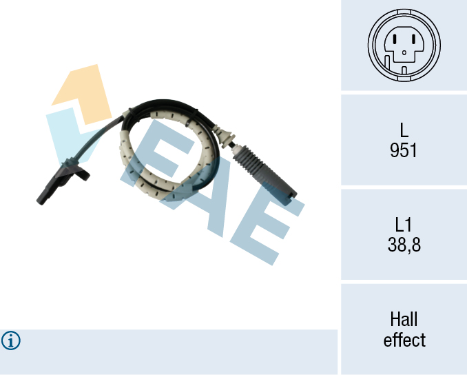 FAE ABS Sensor 78185 for BMW