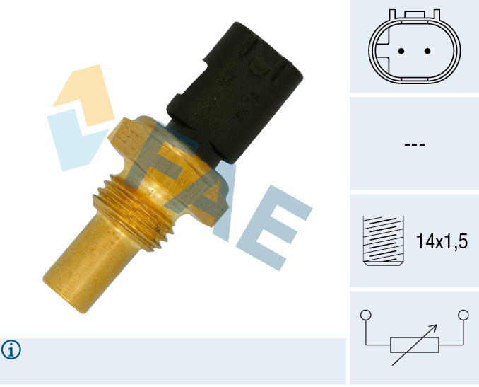 FAE Sensor, kølevæsketemp. 33035 for MERCEDES-BENZ SMART STANDARD AUTOMOBILE