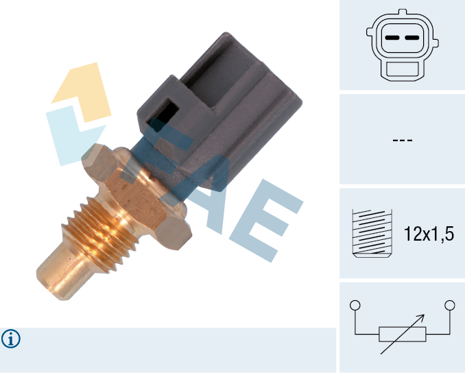 FAE Sensor, kølevæsketemp. 33315 for FORD OPEL GENERAL MOTORS ISUZU MAZDA SUZUKI TOYOTA