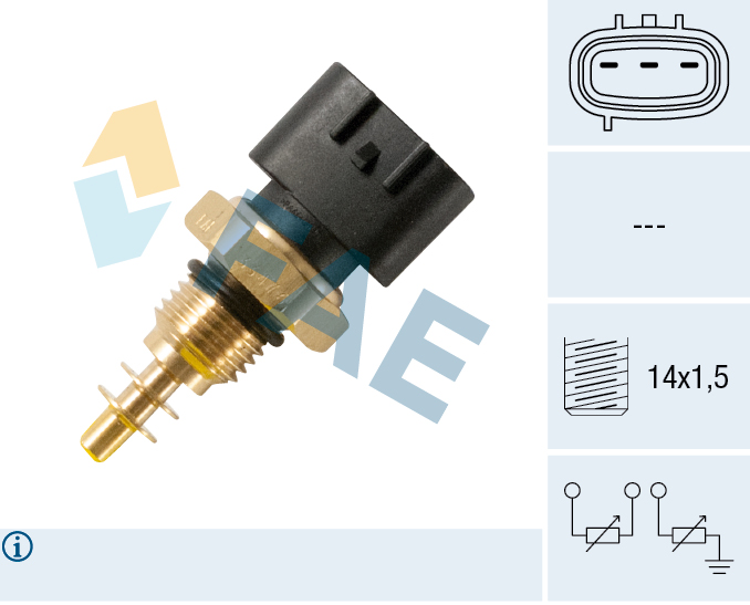 FAE Sensor, kølevæsketemp. 33476 for SUZUKI STANDARD AUTOMOBILE
