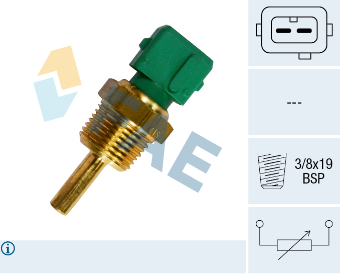 FAE Sensor, kølevæsketemp. 33570 for DAIHATSU STANDARD AUTOMOBILE