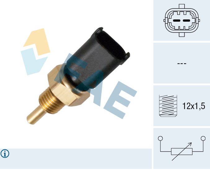 FAE Sensor, kølevæsketemp. 33684 for GENERAL MOTORS STANDARD AUTOMOBILE