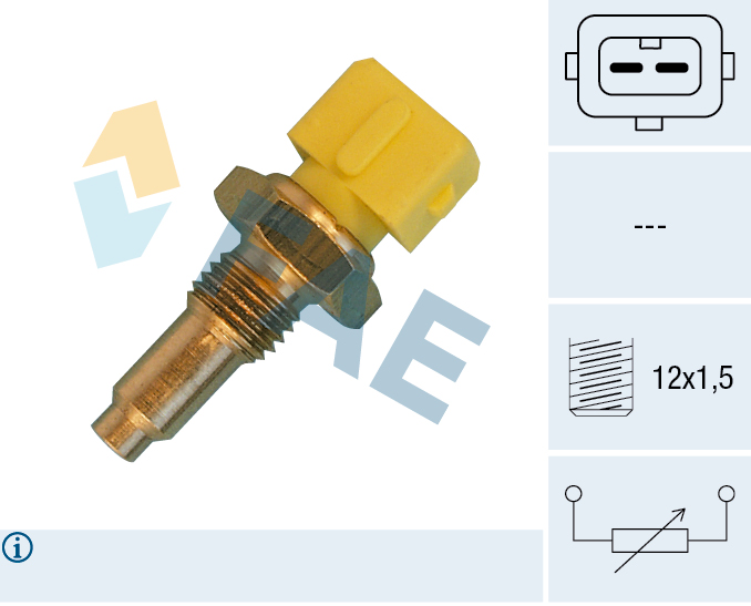 FAE Sensor, kølevæsketemp. 33760 for LANCIA FIAT