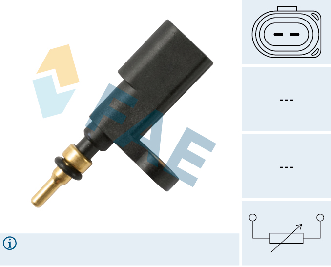 FAE Sensor, kølevæsketemp. 33891 for FORD VW CUPRA STANDARD AUTOMOBILE
