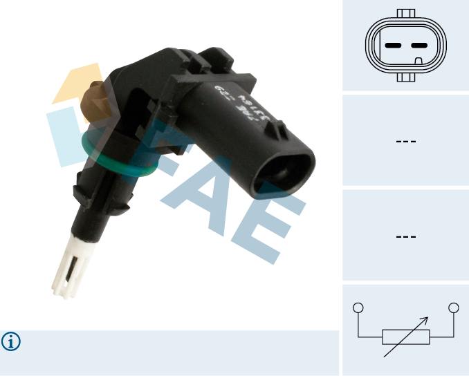 FAE Sensor, indsugningstemp. 33164 for BMW MINI