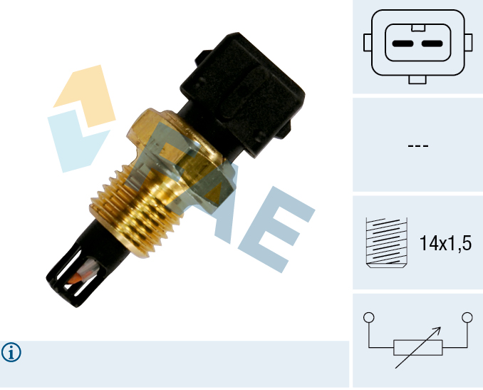 FAE Sensor, indsugningstemp. 33220 for FORD LANCIA ALFA ROMEO FIAT