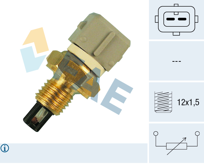 FAE Sensor, indsugningstemp. 33180 for CITROËN PEUGEOT