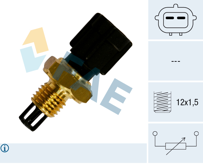 FAE Sensor, indsugningstemp. 33230 for SUZUKI STANDARD AUTOMOBILE