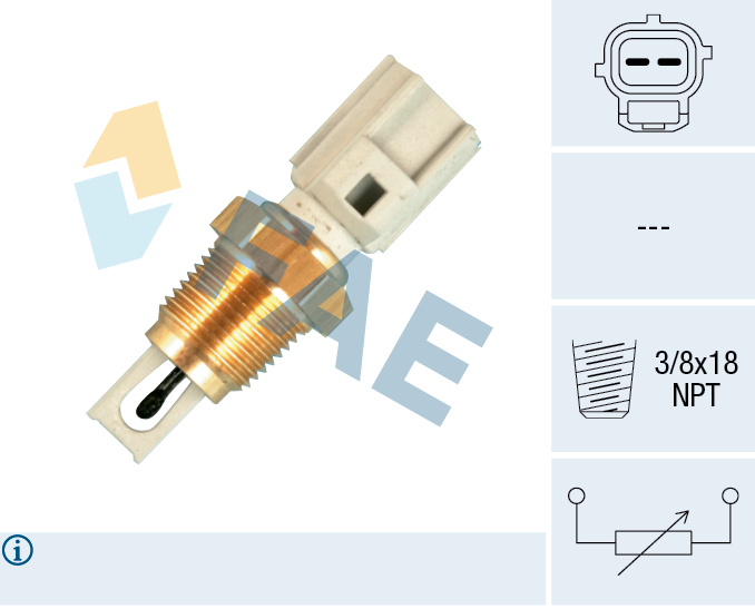 FAE Sensor, indsugningstemp. 33426 for FORD MAZDA ASTON MARTIN