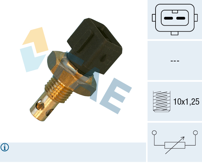 FAE Sensor, indsugningstemp. 33530 for JAGUAR LAND ROVER
