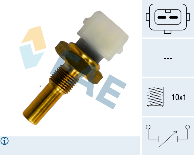 FAE Sensor, kølevæsketemp. 33140 for VW STANDARD AUTOMOBILE