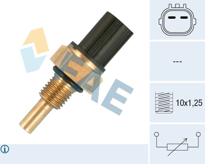 FAE Sensor, kølevæsketemp. 33455 for HONDA STANDARD AUTOMOBILE