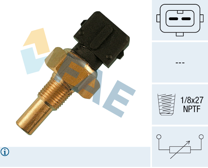FAE Sensor, kølevæsketemp. 33260 for FORD MAZDA
