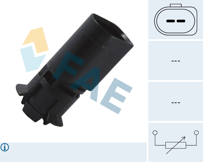 FAE Sensor, udetemp. 33515 for VW