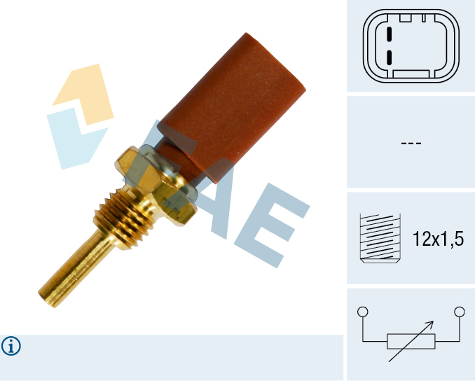 FAE Sensor, kølevæsketemp. 33710 for FIAT