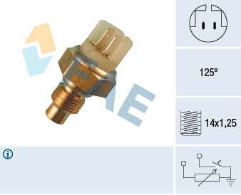 FAE Sensor, kølevæsketemp. 34040 for RENAULT