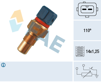 FAE Sensor, kølevæsketemp. 34090 for CITROËN FIAT