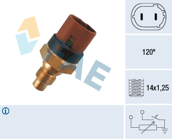 FAE Sensor, kølevæsketemp. 34100 for RENAULT