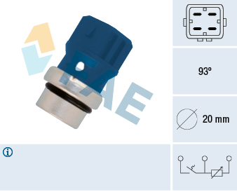 FAE Sensor, kølevæsketemp. 34330 for FORD VW STANDARD AUTOMOBILE