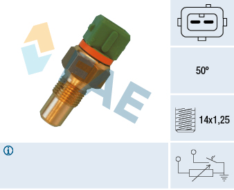 FAE Sensor, kølevæsketemp. 34400 for CITROËN/PEUGEOT CITROËN SUZUKI HYUNDAI
