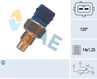 FAE Sensor, kølevæsketemp. 34460 for CITROËN/PEUGEOT FIAT RENAULT