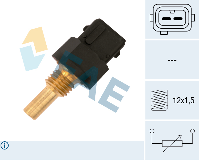 FAE Sensor, kølevæsketemp. 33590 for BMW STANDARD AUTOMOBILE