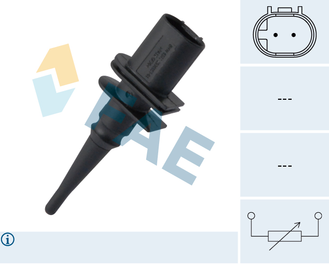 FAE Sensor, udetemp. 33169 for MINI STANDARD AUTOMOBILE