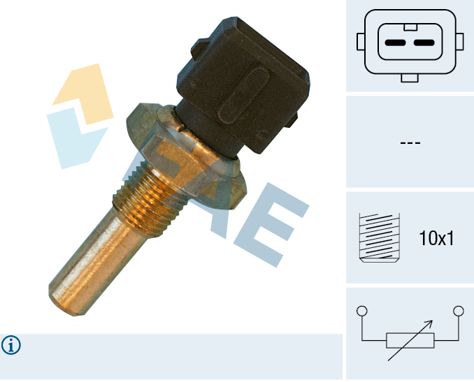 FAE Sensor, kølevæsketemp. 33145 for VW
