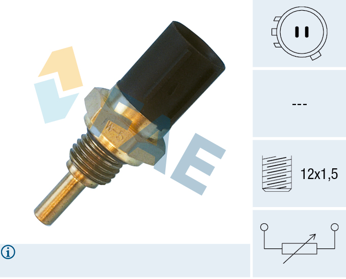 FAE Sensor, kølevæsketemp. 33450 for STANDARD AUTOMOBILE HONDA ROVER ISUZU ACURA