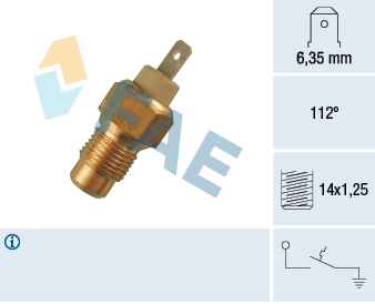 FAE temperaturkontakt 35180 for FORD CITROËN PEUGEOT TALBOT STANDARD AUTOMOBILE