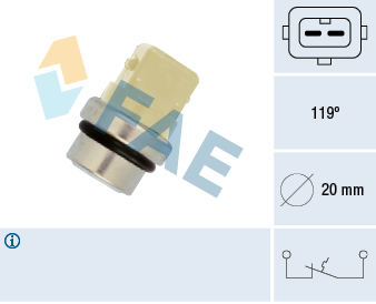FAE temperaturkontakt 35310 for VW STANDARD AUTOMOBILE