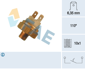 FAE temperaturkontakt 35480 for VW STANDARD AUTOMOBILE