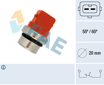 FAE temperaturkontakt 35320 for VW STANDARD AUTOMOBILE