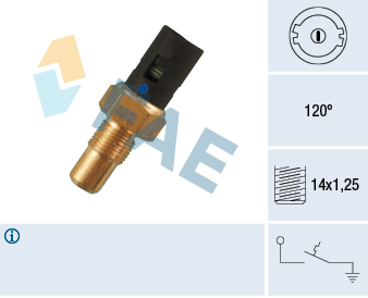 FAE temperaturkontakt 35750 for RENAULT