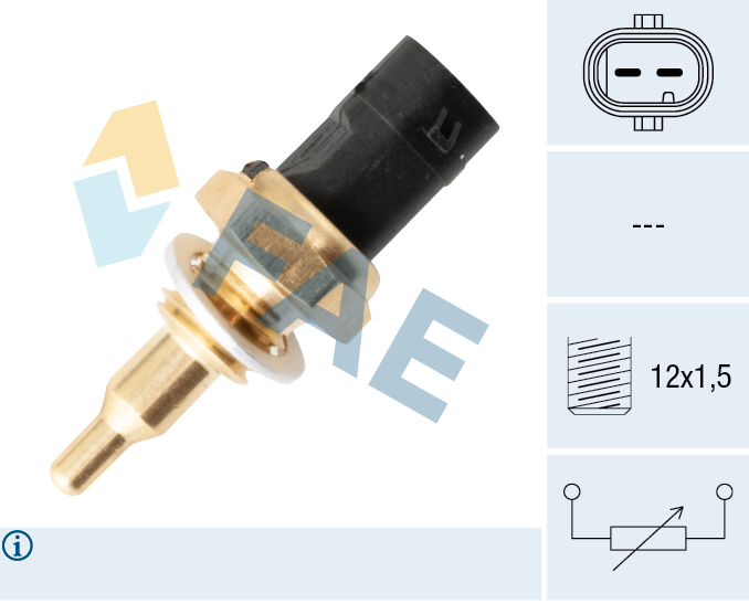 FAE Sensor, kølevæsketemp. 33925 for BMW CITROËN TOYOTA MINI