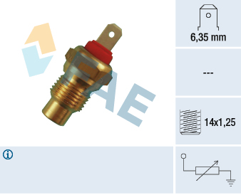 FAE Sensor, kølevæsketemp. 31370 for CITROËN STANDARD AUTOMOBILE FIAT