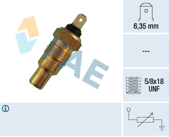 FAE Sensor, kølevæsketemp. 31400 for NISSAN