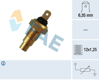 FAE Sensor, kølevæsketemp. 31520 for FORD NISSAN