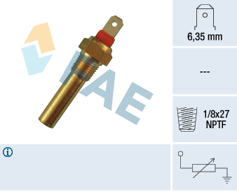 FAE Sensor, kølevæsketemp. 31640 for FORD FORD USA SUZUKI