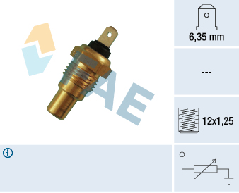 FAE Sensor, kølevæsketemp. 31680 for NISSAN