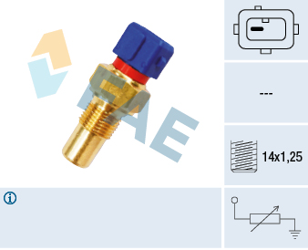 FAE Sensor, kølevæsketemp. 32290 for PEUGEOT CITROËN FIAT HYUNDAI