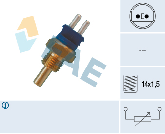 FAE Sensor, kølevæsketemp. 32580 for MERCEDES-BENZ STANDARD AUTOMOBILE