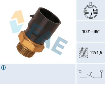 FAE Temperaturkontakt, kølerventilator 36180 for OPEL GENERAL MOTORS