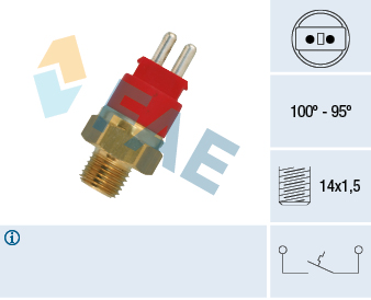 FAE Temperaturkontakt, kølerventilator 36250 for MERCEDES-BENZ STANDARD AUTOMOBILE