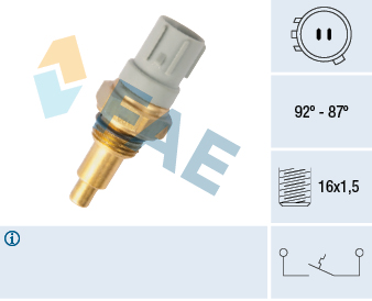 FAE Temperaturkontakt, kølerventilator 36390 for HONDA ROVER STANDARD AUTOMOBILE
