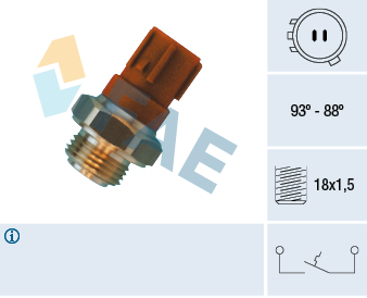 FAE Temperaturkontakt, kølerventilator 36440 for HONDA STANDARD AUTOMOBILE