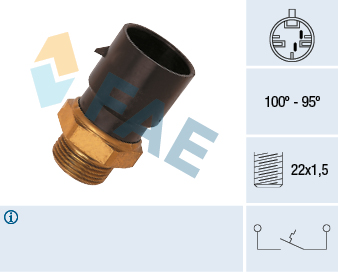 FAE Temperaturkontakt, kølerventilator 36190 for OPEL VAUXHALL