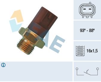 FAE Temperaturkontakt, kølerventilator 36510 for SUZUKI SUBARU