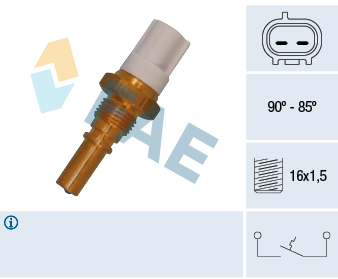 FAE Temperaturkontakt, kølerventilator 36545 for LEXUS STANDARD AUTOMOBILE