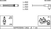 FACET Tændkabelsæt 47246 for NISSAN DACIA